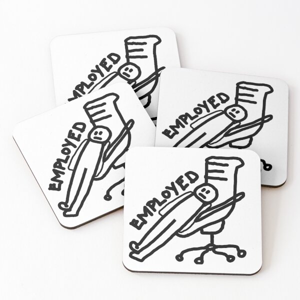Item preview, Funny Job Sticker designed and sold by ahollondesign.
