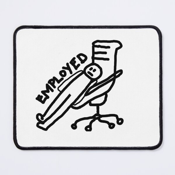 Item preview, Funny Job Sticker designed and sold by ahollondesign.