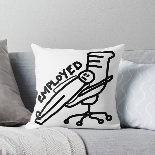 Item preview, Funny Job Sticker designed and sold by ahollondesign.