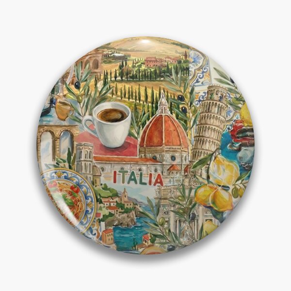 Item preview, Italian collage, favorite places. designed and sold by Knock on my door.