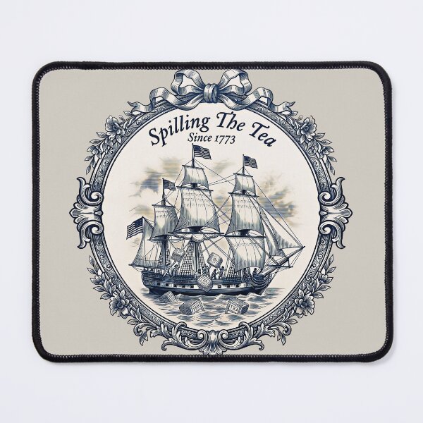 Item preview, Spilling The Tea Since 1773 Party History Pun designed and sold by gear-posters.