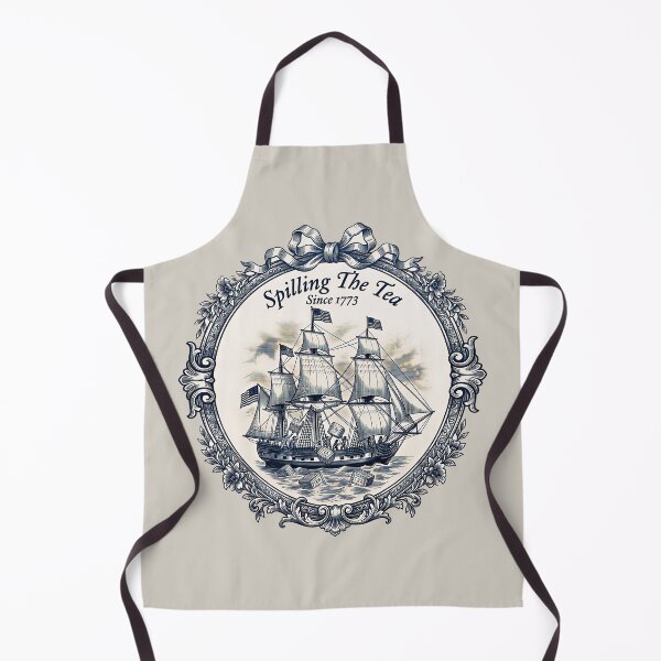 Item preview, Spilling The Tea Since 1773 Party History Pun designed and sold by gear-posters.