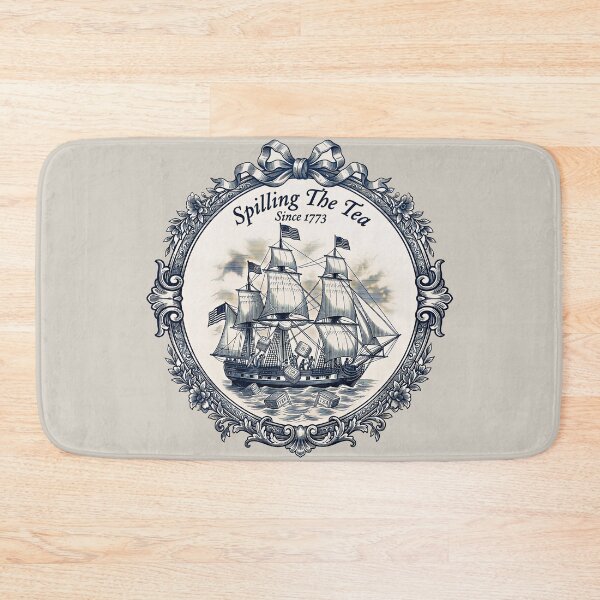 Item preview, Spilling The Tea Since 1773 Party History Pun designed and sold by gear-posters.