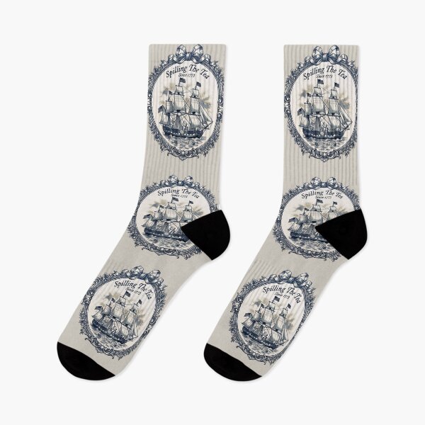 Item preview, Spilling The Tea Since 1773 Party History Pun designed and sold by gear-posters.