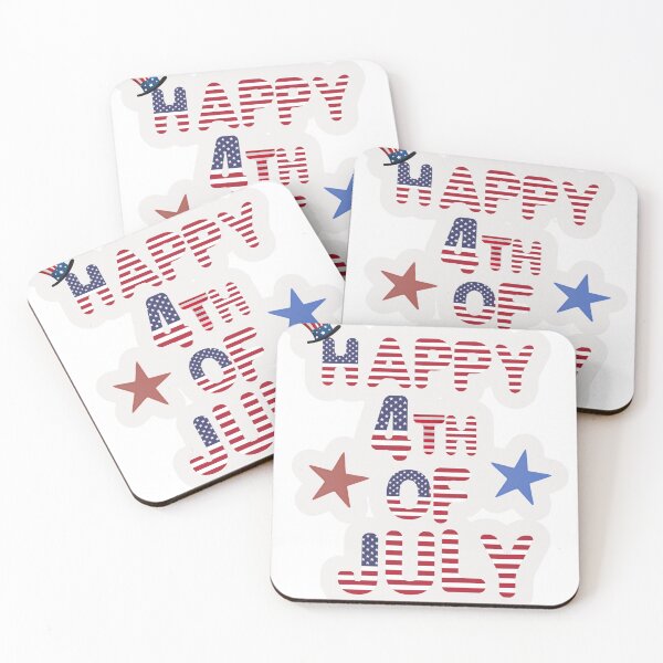 Item preview, Happy 4th Of July Patriotic American Flag designed and sold by KAWAII STUDIO NB.