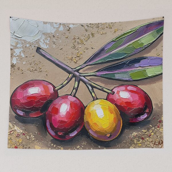 Item preview, Impressionist Olive Branch Study designed and sold by PixorStudio.