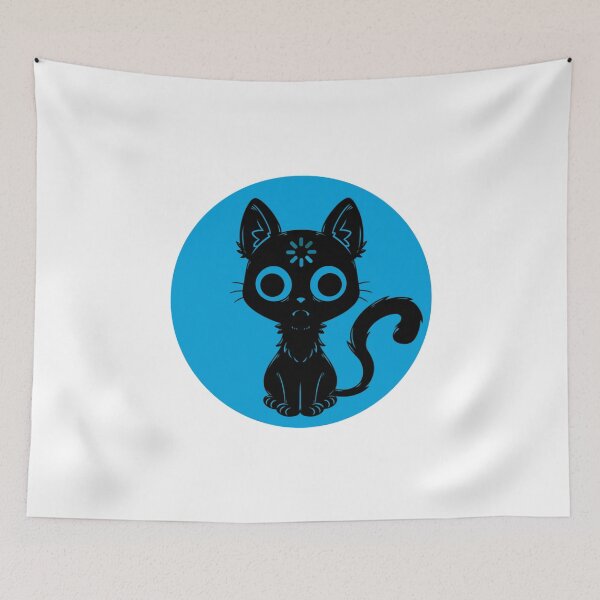 Item preview, Cat Loading Blue designed and sold by Retratosanime.