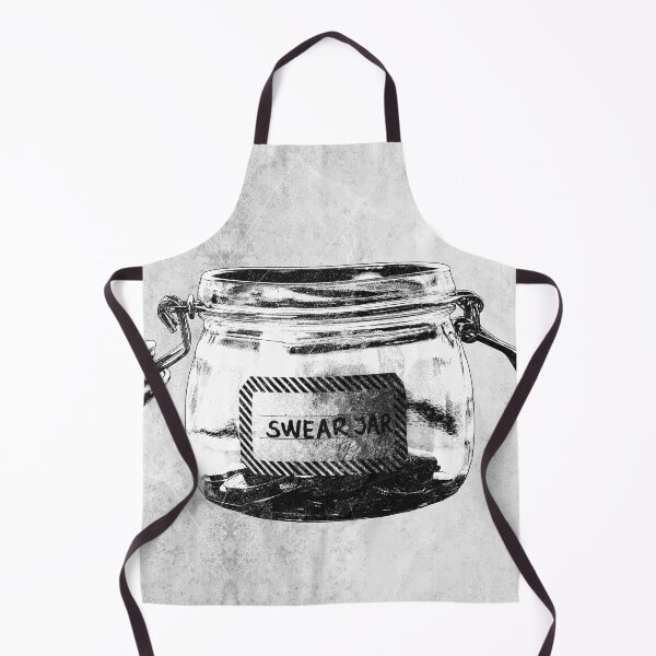 Item preview, Empty Swear Jar Open Lid Dark Humor Glass Art designed and sold by Ghoul Enterprises.