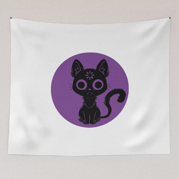 Item preview, Cat Loading Purple designed and sold by Retratosanime.