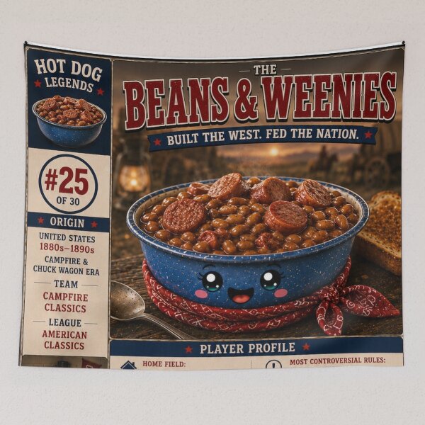 Item preview, Hotdog Heroes Beans and Weenies designed and sold by 1mooreroy.