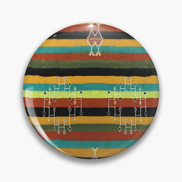 Item preview, Moroccan Amazigh Striped Geometric Pattern designed and sold by SpaceBazaar.