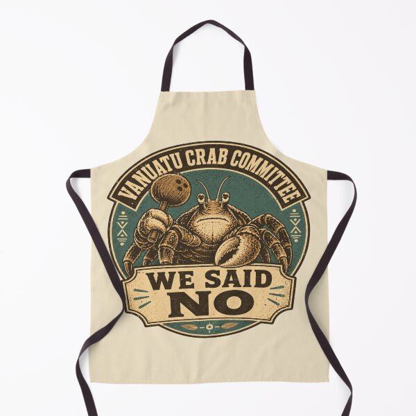 Item preview, Vanuatu Crab Committee We Said No Funny Coconut Crab designed and sold by POD DYNASTY.
