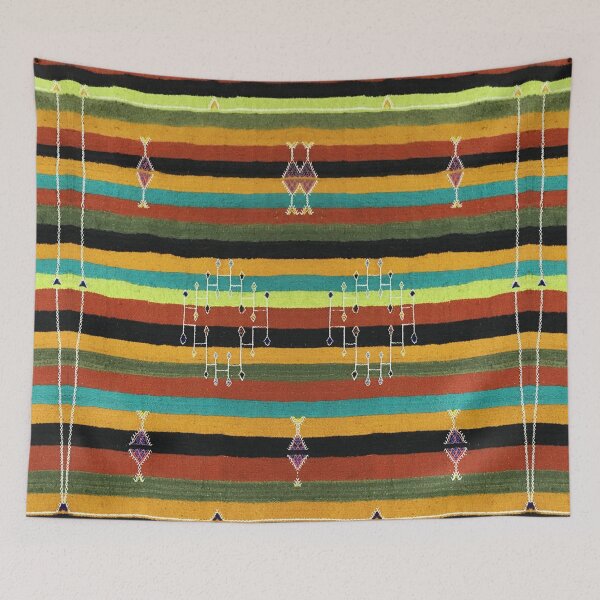 Item preview, Moroccan Amazigh Striped Geometric Pattern designed and sold by SpaceBazaar.
