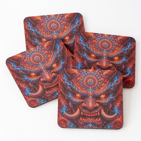 Item preview, Fractal Mandala Oni Demon designed and sold by Newstreams.