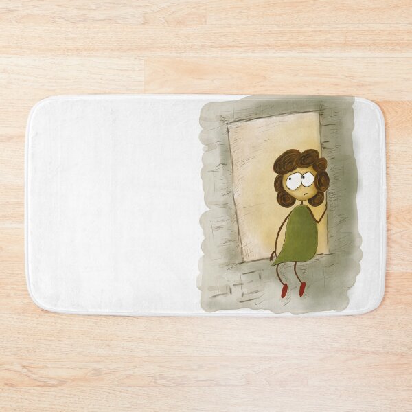 Item preview, A girl in love waiting at the window. designed and sold by Alê Diaz Design Studio.