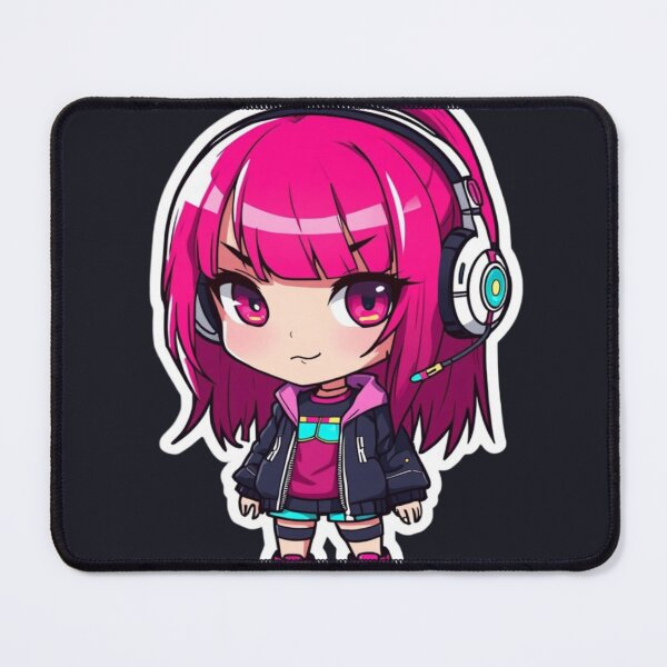 Item preview, Cute Chibi Anime Gamer Girl Illustration designed and sold by ItzLacarth.
