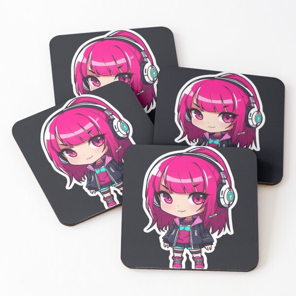 Item preview, Cute Chibi Anime Gamer Girl Illustration designed and sold by ItzLacarth.