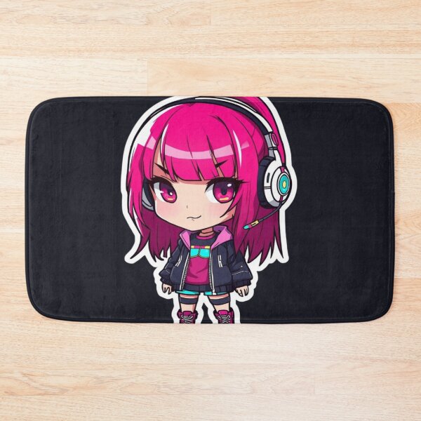Item preview, Cute Chibi Anime Gamer Girl Illustration designed and sold by ItzLacarth.