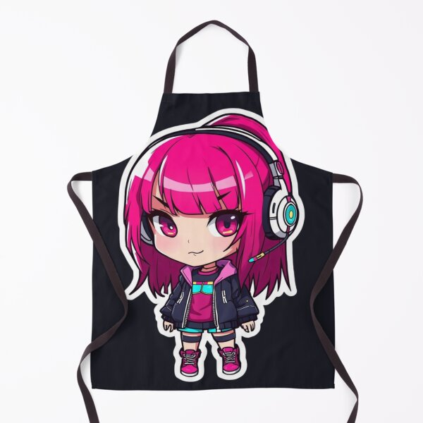 Item preview, Cute Chibi Anime Gamer Girl Illustration designed and sold by ItzLacarth.