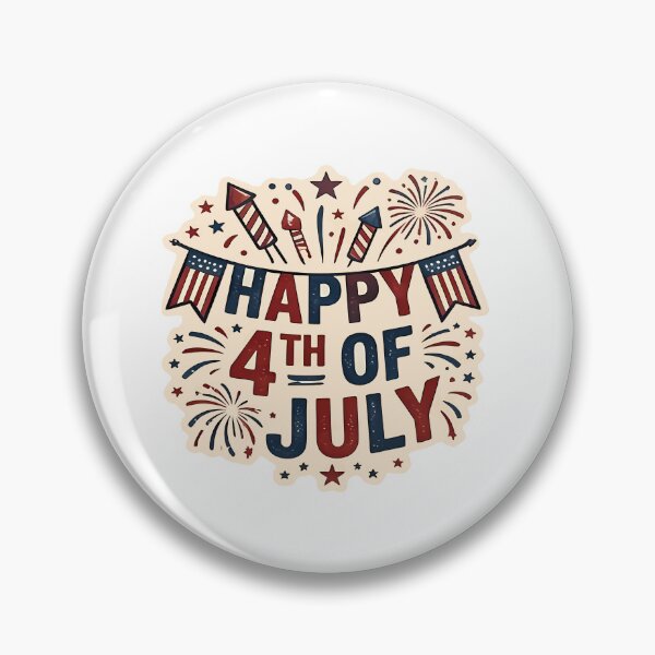 Item preview, 90s retro 4th of July sticker set vintage Independence Day clipart with cute kitsch pop art illustrations for American patriotic holiday celebration digital scrapbooking designed and sold by littleluckystuf.