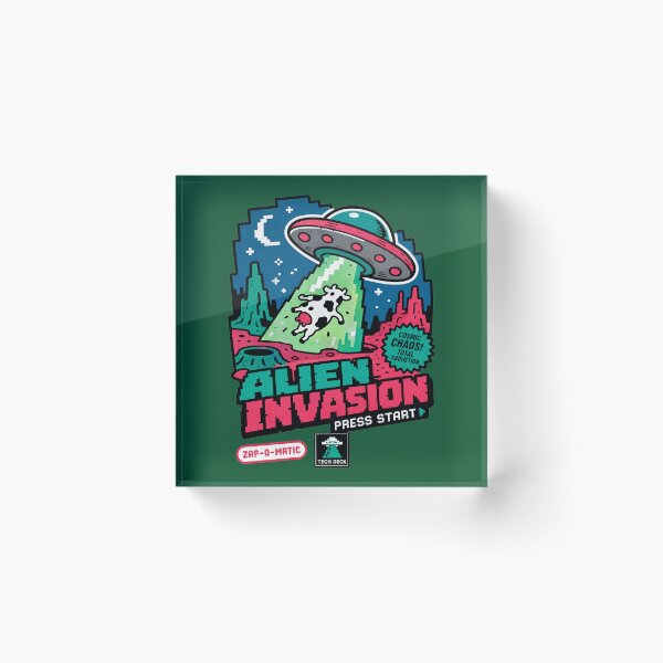 Item preview, Alien Invasion Game designed and sold by BrambleBox.