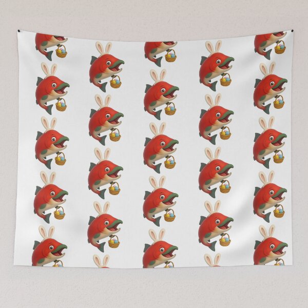 Item preview, Easter Sockeye Salmon designed and sold by Sillytoe.
