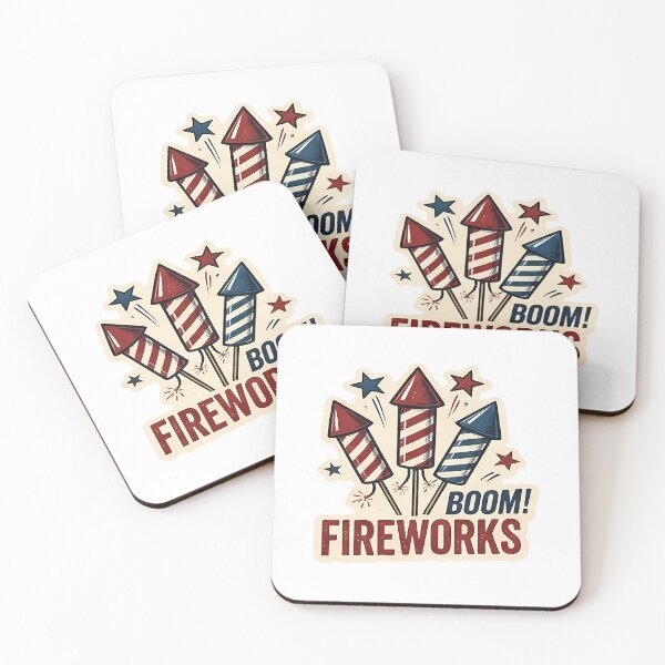 Item preview, 90s retro 4th of July sticker set vintage Independence Day clipart with cute kitsch pop art illustrations for American patriotic holiday celebration digital scrapbooking designed and sold by littleluckystuf.