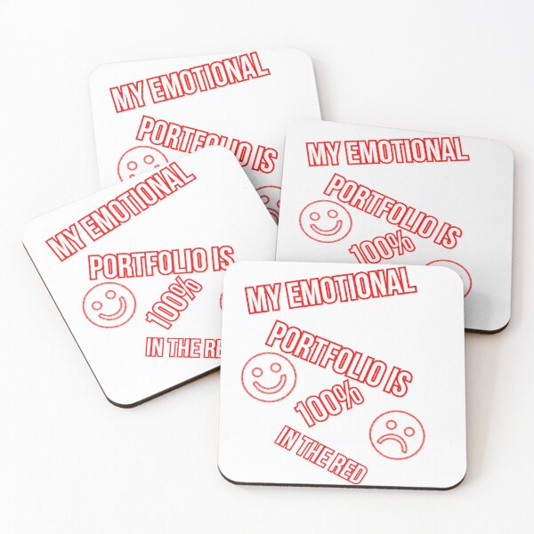 Item preview, Emotional Portfolio In The Red Sarcastic Trader Relationship designed and sold by @PrintovaArt.