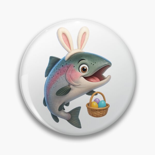 Item preview, Easter Steelhead Salmon 1 designed and sold by Sillytoe.