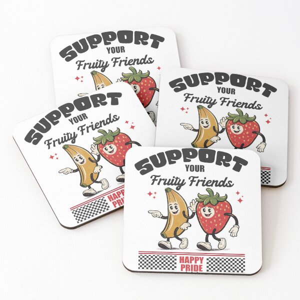 Item preview, SUPPORT YOUR FRUITY FRIENDS - PRIDE 2026 designed and sold by delllsdesigns.
