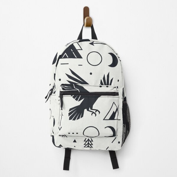 Item preview, Minimalist Raven Geometric Pattern | Scandinavian Inspired Design designed and sold by Rovano.
