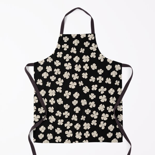 Item preview, Black Cottage Core Wildflower Floral Pattern designed and sold by hayleyhackler.