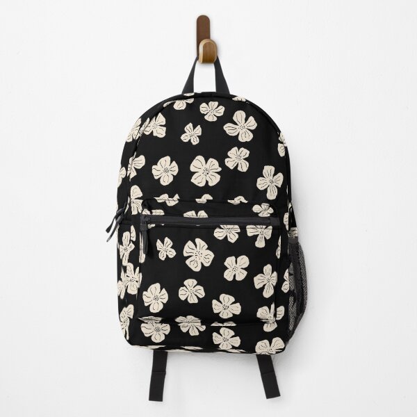 Item preview, Black Cottage Core Wildflower Floral Pattern designed and sold by hayleyhackler.