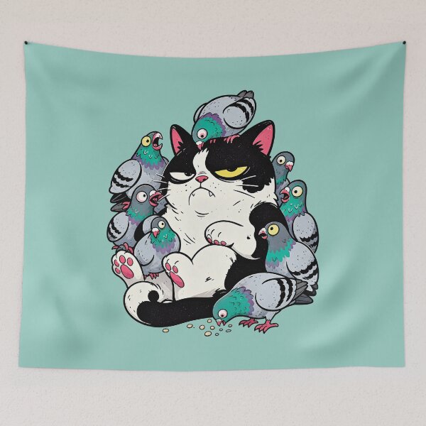 Item preview, Cat Among The Pigeons designed and sold by BrambleBox.