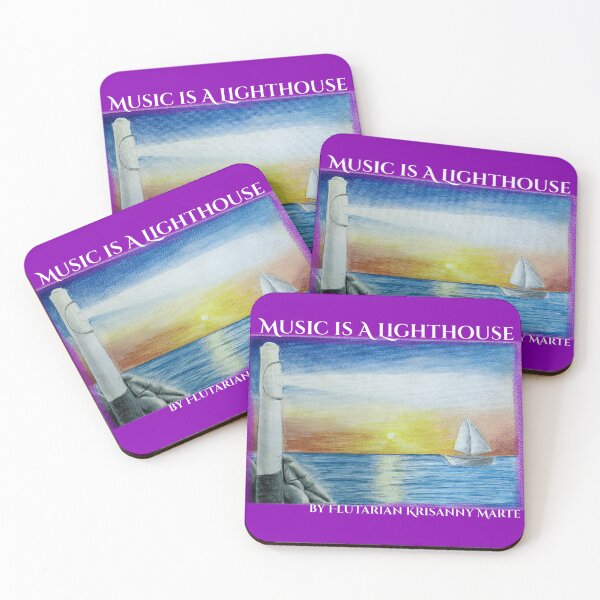 Item preview, Music Is A Lighthouse by Krisanny Marte designed and sold by Flutarians.