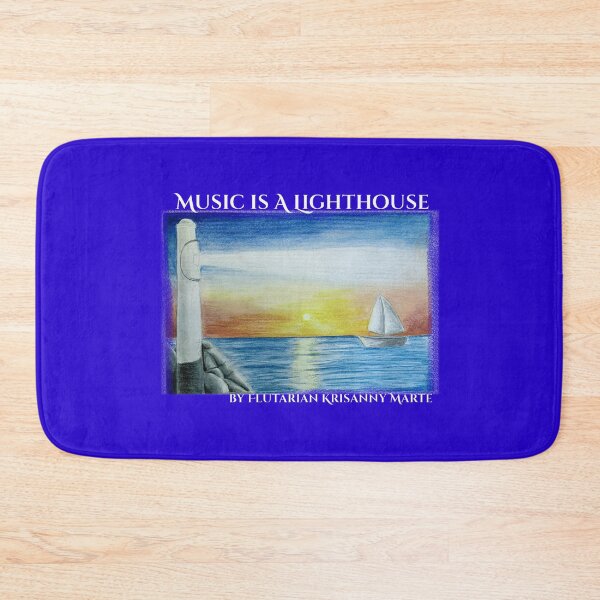 Item preview, Music Is A Lighthouse by Krisanny Marte designed and sold by Flutarians.