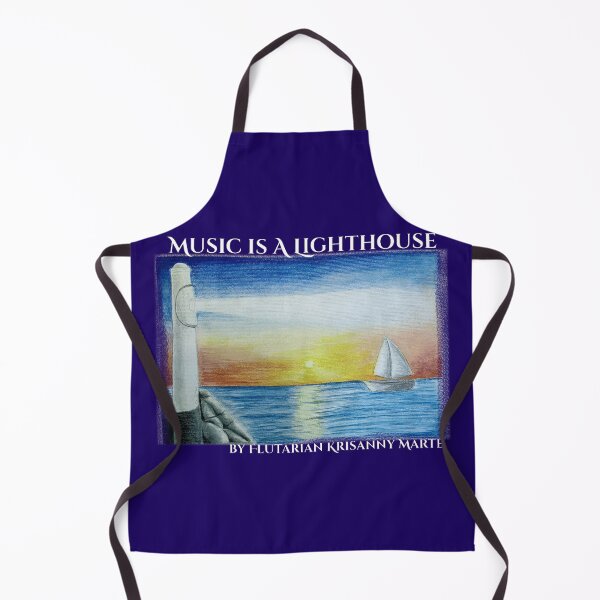 Item preview, Music Is A Lighthouse by Krisanny Marte designed and sold by Flutarians.