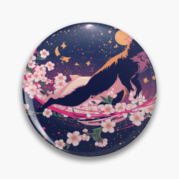 Item preview, Mystical Celestial Kitsune Fox Sakura Art designed and sold by ItzLacarth.