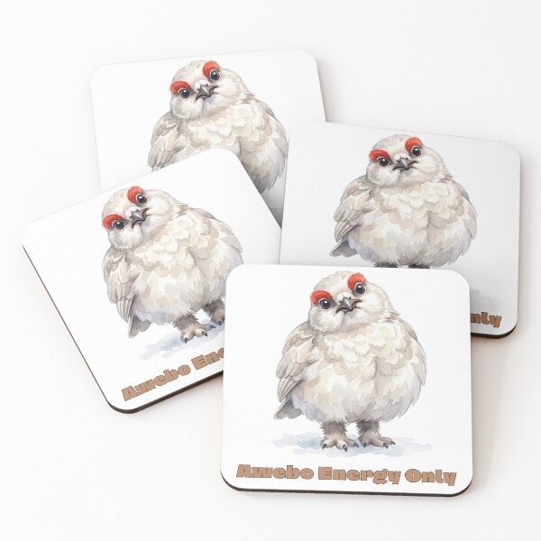Item preview, Awebo Energy Only | Willow Ptarmigan Cute Meme Bird designed and sold by HelgaCraftery.