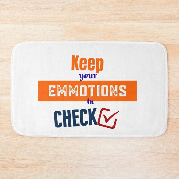Item preview, Keep Your Emotions in Check – Motivational Mindset Quote Typography T-Shirt designed and sold by DrimitStore.