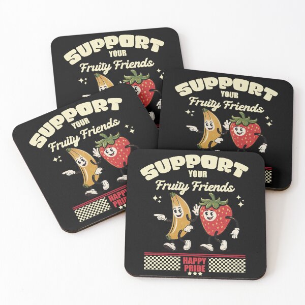 Item preview, SUPPORT YOUR FRUITY FRIENDS - PRIDE 2026 designed and sold by delllsdesigns.