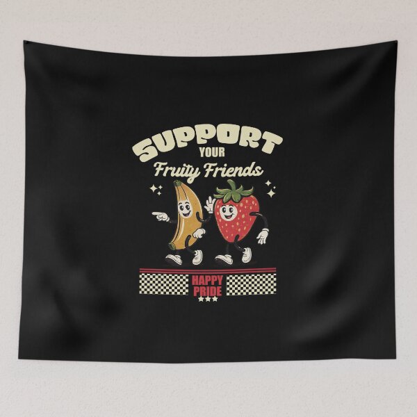 Item preview, SUPPORT YOUR FRUITY FRIENDS - PRIDE 2026 designed and sold by delllsdesigns.