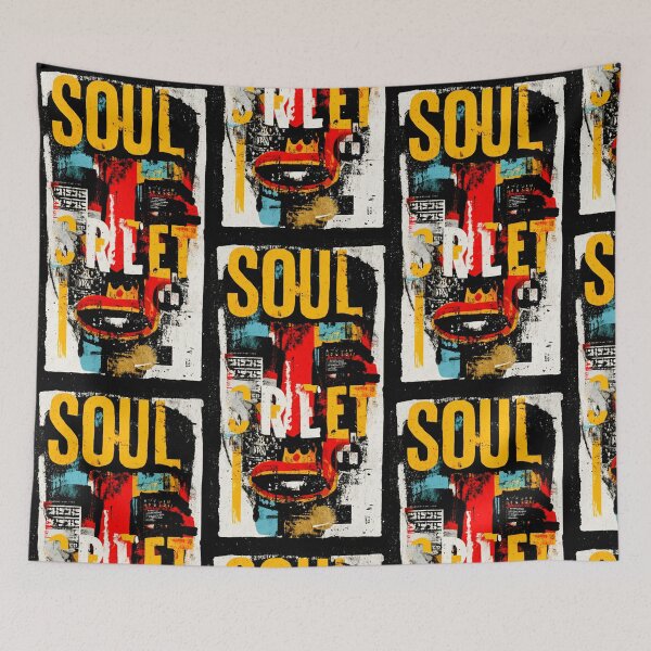 Item preview, Soul Street Retro Music Poster designed and sold by djovan.