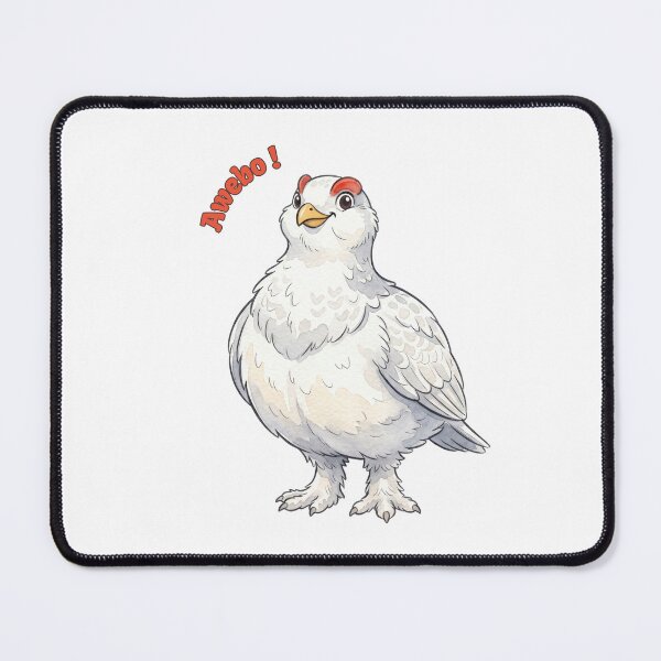 Item preview, Awebo Bird Meme | Cute Willow Ptarmigan Fluffy Bird designed and sold by HelgaCraftery.