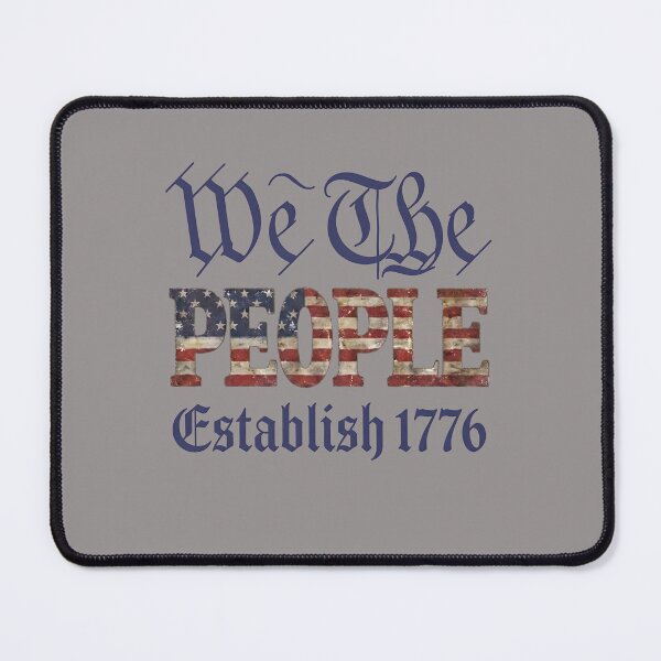 Item preview, We The People Establish 1776 - Patriotic American Flag T-Shirt designed and sold by laughingshirts.