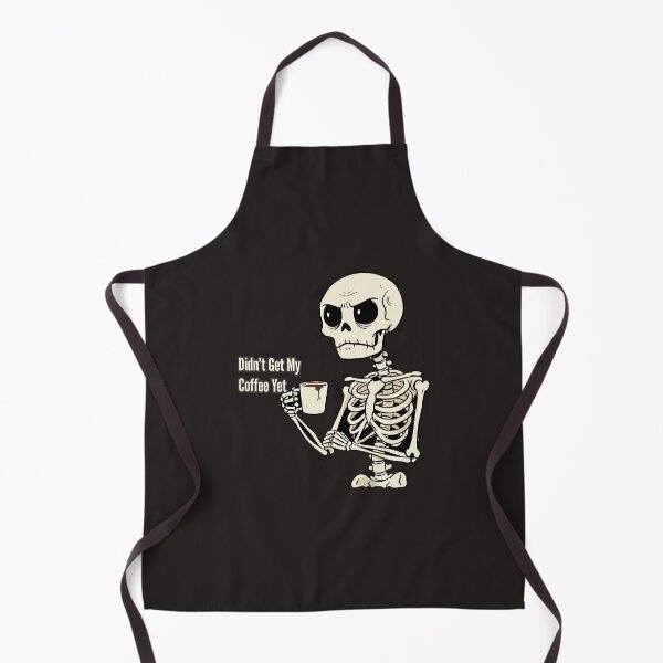 Item preview, "Didn't Get My Coffee Yet" Funny Angry Skeleton Caffeine Humor designed and sold by Cipher & Soul.