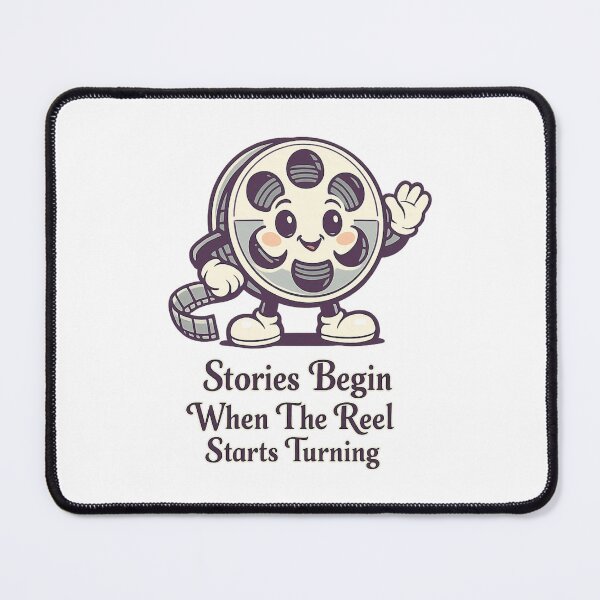 Item preview, StoriesBeginWhenTheReelStartsTurning designed and sold by LuveraxArt.