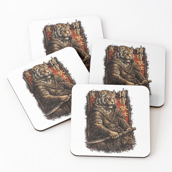Item preview, Tiger Samurai Warrior designed and sold by afr-saad.