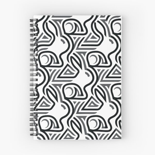 Item preview, Hidden Rabbit Pattern | Clever Negative Space Design designed and sold by Rovano.