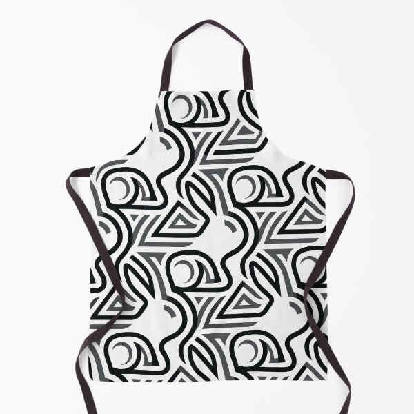 Item preview, Hidden Rabbit Optical Illusion Pattern | Clever Negative Space Design designed and sold by Rovano.